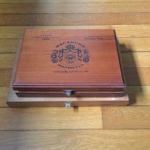 Vintage 2 Wood Cigar Boxes Macanudo Ashton Collectors Item